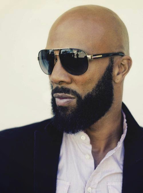 Black Men Beard Styles - Bald Head Bushy Beard