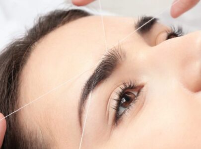 Eyebrow shaping for women